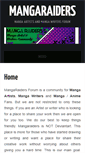 Mobile Screenshot of mangaraiders.com